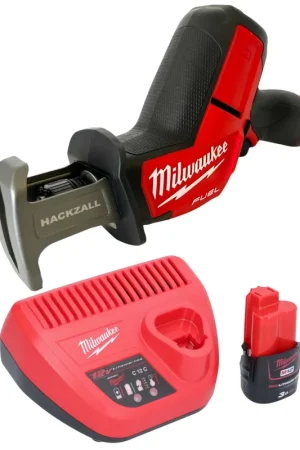 Authentique Milwaukee M12 CHZ-301 Akku Säbelsäge 12 V Brushless + 1x Akku 3,0 Ah + Ladegerät