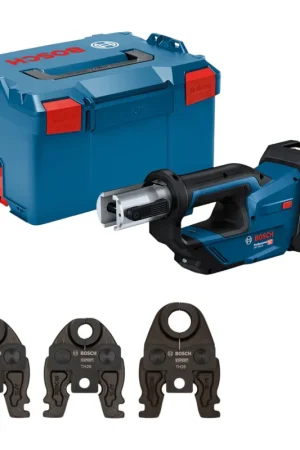Petit Prix Bosch GPT 18V-19 Professional Akku Presswerkzeug 18 V 21 kN ( 06019M2004 ) + 3x Pressbacke + L-Boxx - ohne Akku, ohne Ladegerät