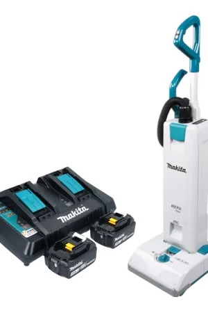 Aspirateur sans fil Makita DVC 560 PF2 36 V (2x 18 V) 5 l Brushless + 2 batteries 3,0 Ah + chargeur Must-Have