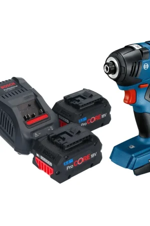 Bosch GDR 18V-200 Professional Akku Drehschlagschrauber 18 V 200 Nm Brushless + 2x ProCORE Akku 5,5 Ah + Ladegerät Prix Choc