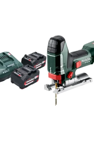Scie sauteuse sans fil Metabo ST 18 L 90 18 V 90 mm + 2 batteries 4,0 Ah + chargeur Remise