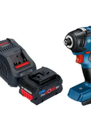 Réduction Bosch GDR 18V-200 Professional Akku Drehschlagschrauber 18 V 200 Nm Brushless + 1x ProCORE Akku 5,5 Ah + Ladegerät