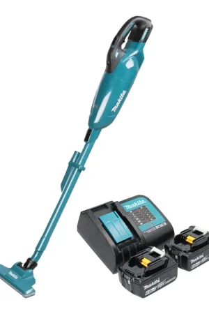 Certifié Aspirateur sans fil Makita DCL 283 FSG 18 V 0,73 l Brushless + 2 batteries 6,0 Ah + chargeur