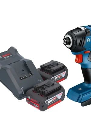Bosch GDR 18V-200 Professional Akku Drehschlagschrauber 18 V 200 Nm Brushless + 2x Akku 4,0 Ah + Ladegerät Acheter En Ligne