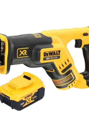 Scie sabre sans fil DeWalt DCS 367 N 18 V Brushless + 1 batterie 5,0 Ah - sans chargeur Vente Directe