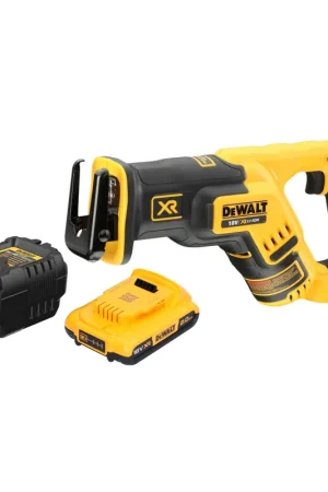 Nouveauté Scie sabre sans fil DeWalt DCS 367 D1 18 V Brushless + 1 batterie 2,0 Ah + chargeur