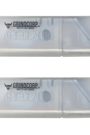 Achat Immédiat Grindcorp 2 lames trapézoïdales en acier au carbone 60 mm, 20 pièces (2x 1008813)