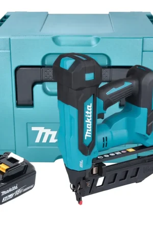 Cloueuse sans fil Makita DBN 601 F1J 18 V 19 - 64 mm Brushless + 1 batterie 3,0 Ah + Makpac - sans chargeur Affaire À Saisir