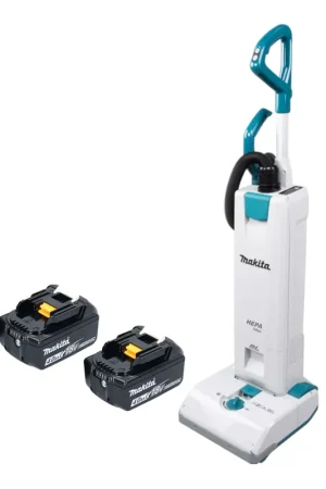 Vente Flash Aspirateur sans fil Makita DVC 560 M2 36 V (2x 18 V) 5 l Brushless + 2 batteries 4,0 Ah - sans chargeur