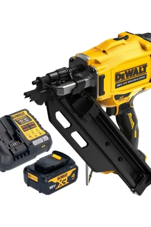 Acheter En Ligne Cloueuse sans fil DeWalt DCN 930 M1 18 V 50 - 90 mm sans balais + 1 batterie 4,0 Ah + chargeur
