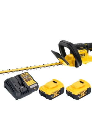 Petit Prix Taille-haie sans fil Dewalt DCMHT 563 P2 18 V 55 cm + 2 batteries 5,0 Ah + chargeur
