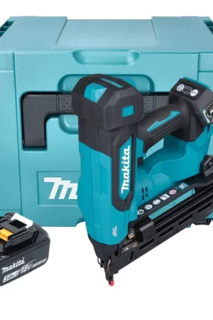 Pas Cher Cloueuse à tête plate Makita DBN 610 F1J 18 V 32 - 64 mm Brushless + 1 batterie 3,0 Ah + Makpac - sans chargeur