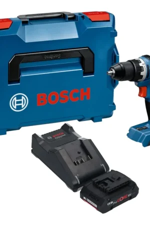 Vente Directe Perceuse-visseuse sans fil Bosch GSR 18V-65 Professional 18 V 63 Nm sans balais + 1 batterie ProCORE 4,0 Ah + chargeur + L-Boxx
