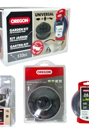 Oregon Garten Set tête à fil + fil + lunettes de protection ( 646568 ) pour débroussailleuse jusqu'à 33 cm³. Expédition Rapide