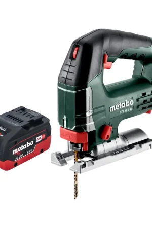 Commander Vite Metabo STB 18 L 90 Scie sauteuse sans fil 18 V 90 mm + 1x batterie LiHD 5,5 Ah - sans chargeur