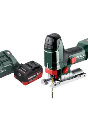 Authentique Scie sauteuse sans fil Metabo ST 18 L 90 18 V 90 mm + 1 batterie LiHD 5,5 Ah + chargeur