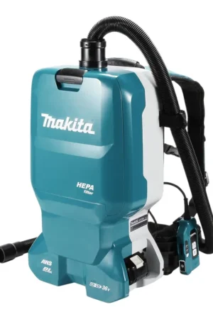 Makita DVC 665 ZU Aspirateur dorsal sans fil 36 V ( 2x 18 V ) Brushless Solo - sans batterie, sans chargeur Expédition Rapide