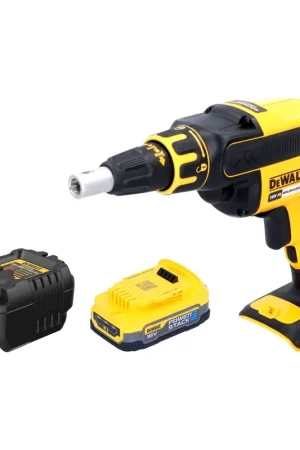 Vente Directe DeWalt DCF 620 E1 Visseuse pour cloisons sèches sans fil 18 V 30 Nm Brushless + 1x batterie Powerstack 1,7 Ah + chargeur