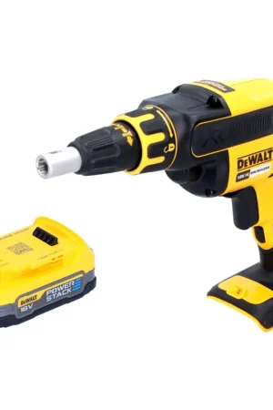 Prix Bas DeWalt DCF 620 N Visseuse pour cloisons sèches sans fil 18 V 30 Nm Brushless + 1x batterie Powerstack 1,7 Ah - sans chargeur