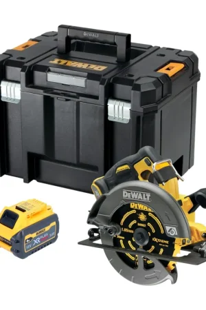 Scie circulaire sans fil 54V XR FlexVolt 190 mm Brushless + lame + TSTAK DeWALT DCS 578 NT - sans batterie, sans chargeur Quantité Limitée