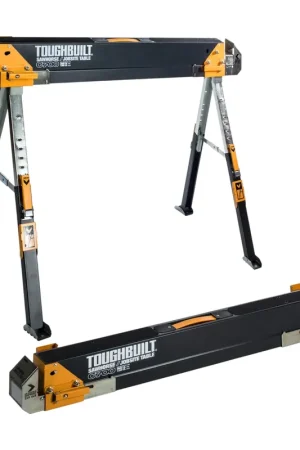 Marque Toughbuilt TB-C700-2 Sägebock Arbeitsständer 2 Stück 1180 kg Tragfähigkeit