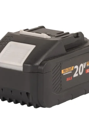Paiement Sécurisé Batterie Procraft 20/8 20 V 8,0 Ah / 8000 mAh Li-ion avec indicateur de charge