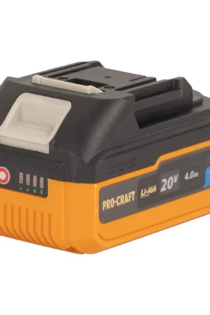 Pas Cher Batterie Procraft 20/4 Turbo 20 V 4,0 Ah / 4000 mAh Li-ion avec indicateur de charge