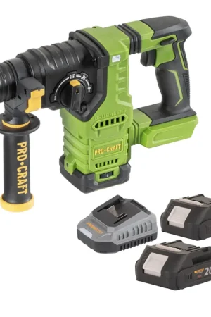 Procraft PHA30bb Marteau perforateur sans fil 20 V 2,8 J SDS plus Brushless + 2x batterie 2,0 Ah + chargeur Dernière Chance