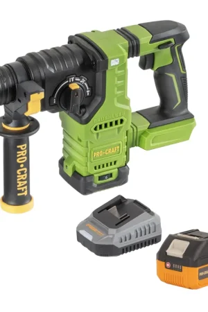 Procraft PHA30bb Marteau perforateur sans fil 20 V 2,8 J SDS plus Brushless + 1x batterie 4,0 Ah + chargeur Nouvel Arrivage