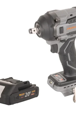 Top Vente Procraft Industrial IW550Abb Clé à choc sans fil 20 V 550 Nm 1/2" + 1x batterie 2,0 Ah - sans chargeur