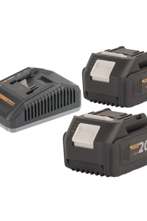 Procraft Starter Pack C20/4 chargeur 20 V 4 A + 2x 20/4 batterie 4,0 Ah Satisfait Ou Remboursé