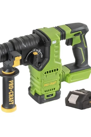 Réduction Procraft PHA30bb Marteau perforateur sans fil 20 V 2,8 J SDS plus Brushless + 1x batterie 2,0 Ah - sans chargeur