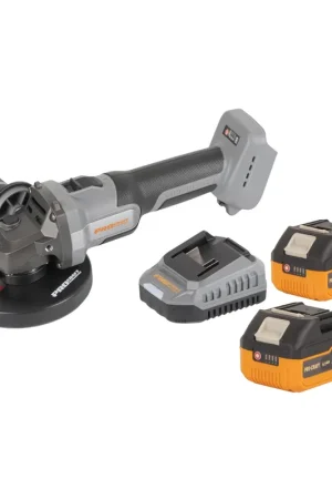 Procraft Industrial AG125Abb Meuleuse d'angle sans fil 20 V 125 mm Brushless + 2x batterie 4,0 Ah + chargeur Solde