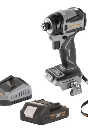 Vente Directe Procraft ID20Abb Clé à choc sans fil 20 V 180 Nm 1/4" + 1x batterie 2,0 Ah + chargeur