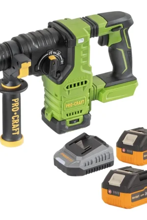 Procraft PHA30bb Marteau perforateur sans fil 20 V 2,8 J SDS plus Brushless + 2x batterie 4,0 Ah + chargeur Acheter Direct