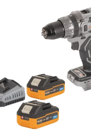 Meilleure Vente Procraft CD20Abb Perceuse-visseuse sans fil 20 V 85 Nm + 2x batterie 4,0 Ah + chargeur