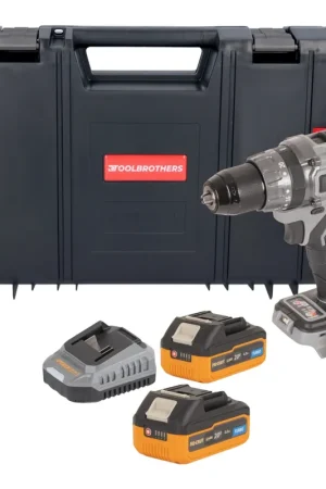 Procraft CD20Abb Perceuse-visseuse sans fil 20 V 85 Nm + 2x batterie 4,0 Ah + chargeur + boîte à outils RHINO Nouvelle Collection