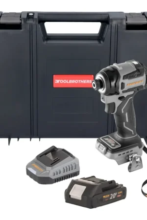 Acheter Direct Procraft ID20Abb Clé à choc sans fil 20 V 180 Nm 1/4" + 1x batterie 2,0 Ah + chargeur + boîte à outils RHINO