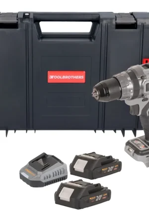 Expédié Aujourd'hui Procraft CD20Abb Perceuse-visseuse sans fil 20 V 85 Nm + 2x batterie 2,0 Ah + chargeur + boîte à outils RHINO
