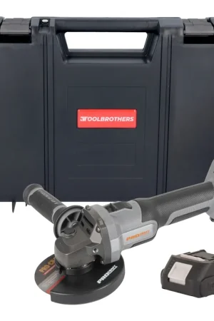 Commander Maintenant Procraft Industrial AG125Abb Meuleuse d'angle sans fil 20 V 125 mm Brushless + 1x batterie 2,0 Ah + RHINO Toolcase - sans chargeur
