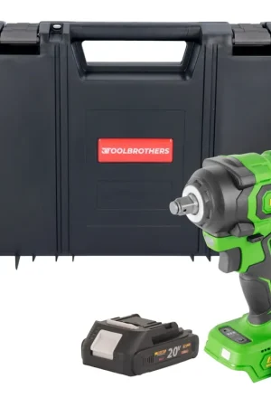 Acheter Direct Procraft PWA18bb Clé à choc sans fil 20 V 550 Nm 1/2" Brushless + 1x batterie 2,0 Ah + RHINO Toolcase - sans chargeur