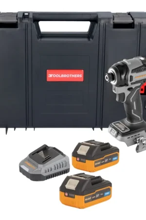 Procraft ID20Abb Clé à choc sans fil 20 V 180 Nm 1/4" + 2x batterie 4,0 Ah + chargeur + boîte à outils RHINO Prix Bas