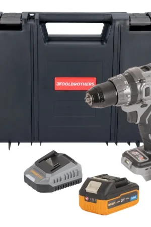 Procraft CD20Abb Perceuse-visseuse sans fil 20 V 85 Nm + 1x batterie 4,0 Ah + chargeur + boîte à outils RHINO Meilleure Vente