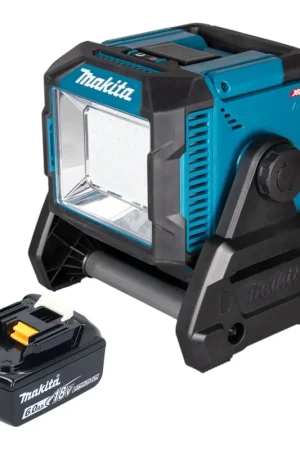 Makita ML 005 G G1 Lampe de chantier sans fil 18 / 40 V max. 3.600 lm + 1x batterie 6,0 Ah - sans chargeur Soldes