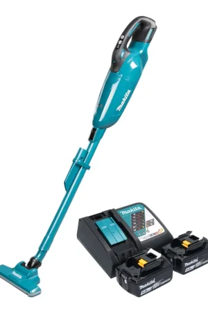 Makita DCL 284 FRT2 Aspirateur à batterie 18 V 0,73 l Brushless + 2x batterie 5,0 Ah + chargeur Offre Spéciale