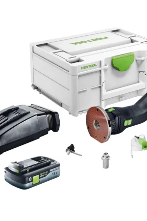 Festool OFKC 500 R3 EB-Basic Affleureuse sans fil 18 V 10 mm Brushless + 1x batterie 4,0 Ah + chargeur + Systainer Authentique