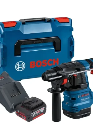 Bosch GBH 18V-22 Professional Marteau perforateur sans fil 18 V 1,9 J SDS Plus Brushless + 1x batterie 4,0 Ah + chargeur + L-Boxx Retour Gratuit