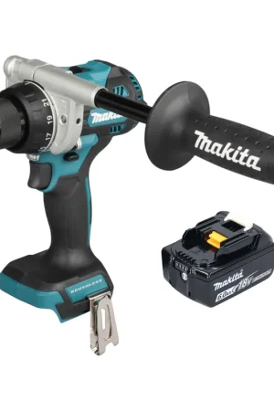 Affaire À Saisir Makita DDF 492 G1 Perceuse-visseuse sans fil 18 V 141 Nm Brushless + 1x batterie 6,0 Ah - sans chargeur