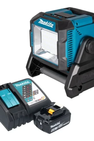 Makita ML 005 G RG1 Lampe de chantier sans fil 18 / 40 V max. 3.600 lm + 1x batterie 6,0 Ah + chargeur Dernier Modèle