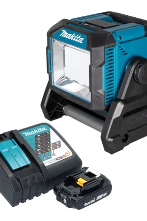 Makita ML 005 G RA1 Lampe de chantier sans fil 18 / 40 V max. 3.600 lm + 1x batterie 2,0 Ah + chargeur Prix Bas
